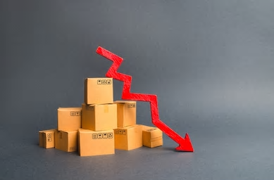 pile-cardboard-boxes-red-arrow